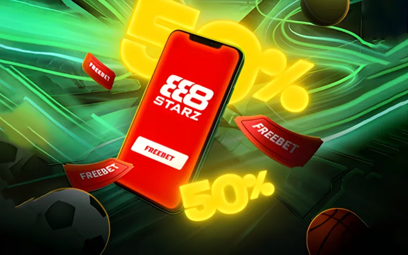 Darmowy zakład do 13 PLN dostępny w aplikacji 888Starz.