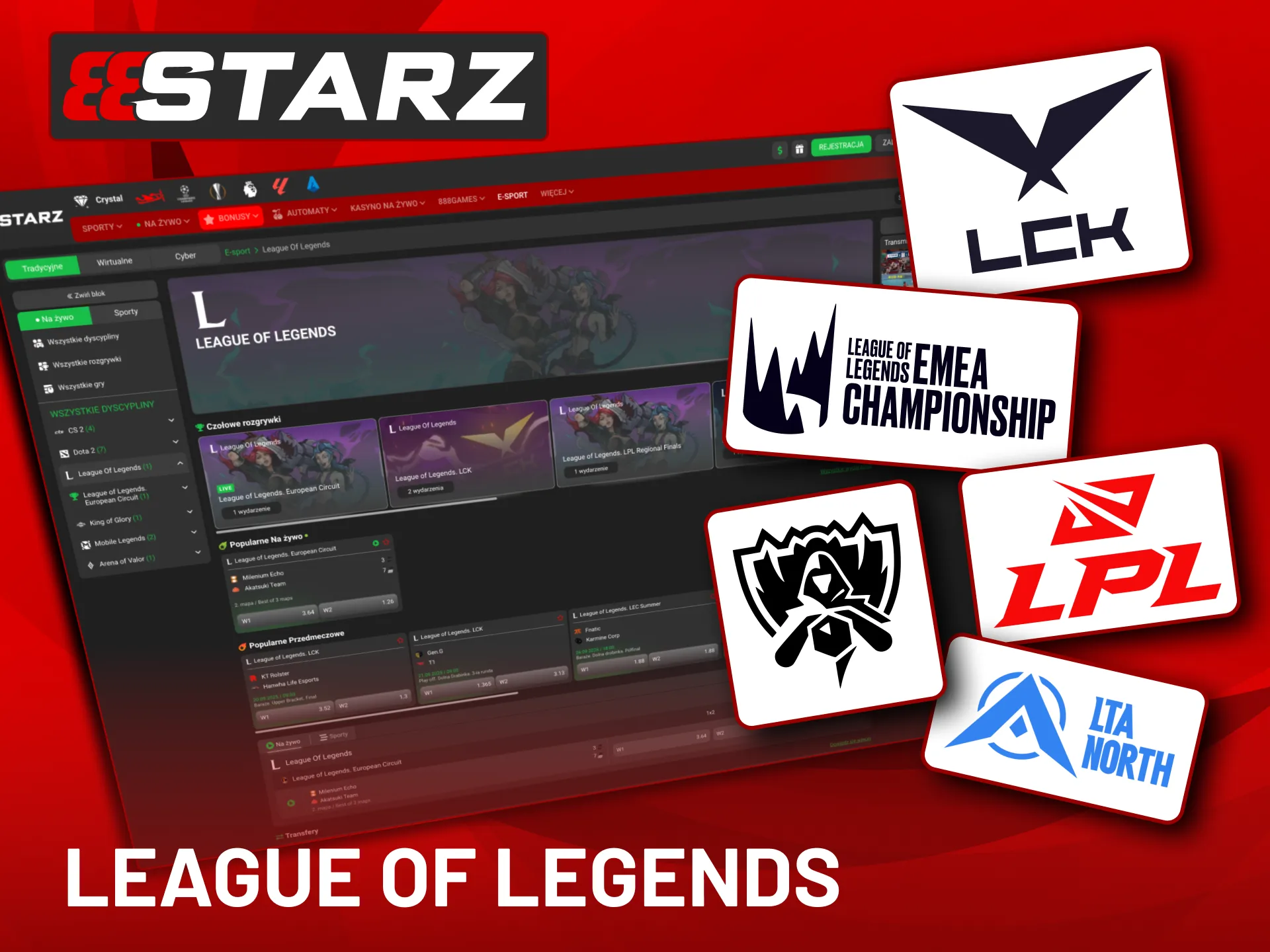 League of Legends w kreskówkowym stylu dostępne w 888Starz.
