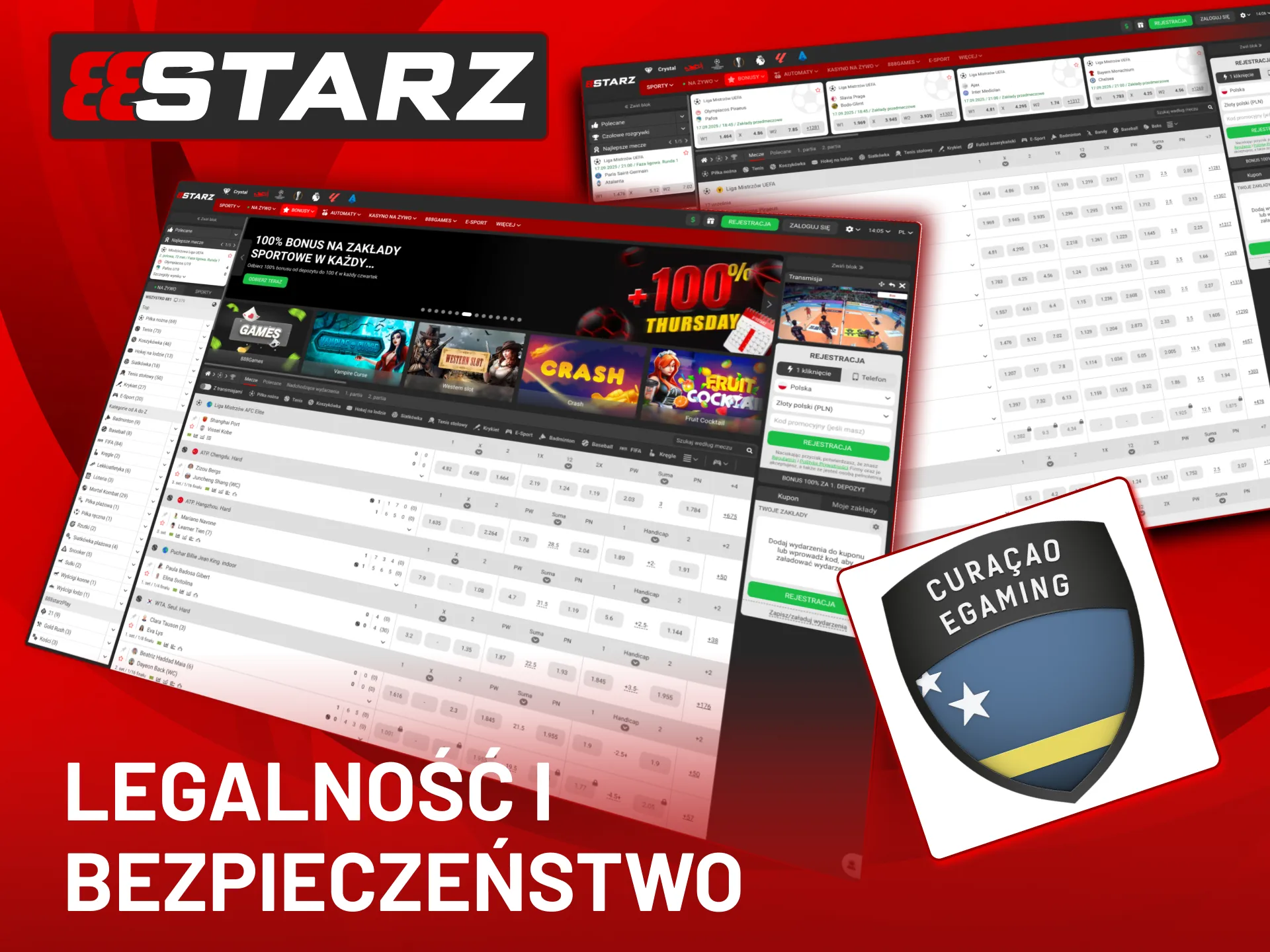 Legalna platforma gier online 888Starz.