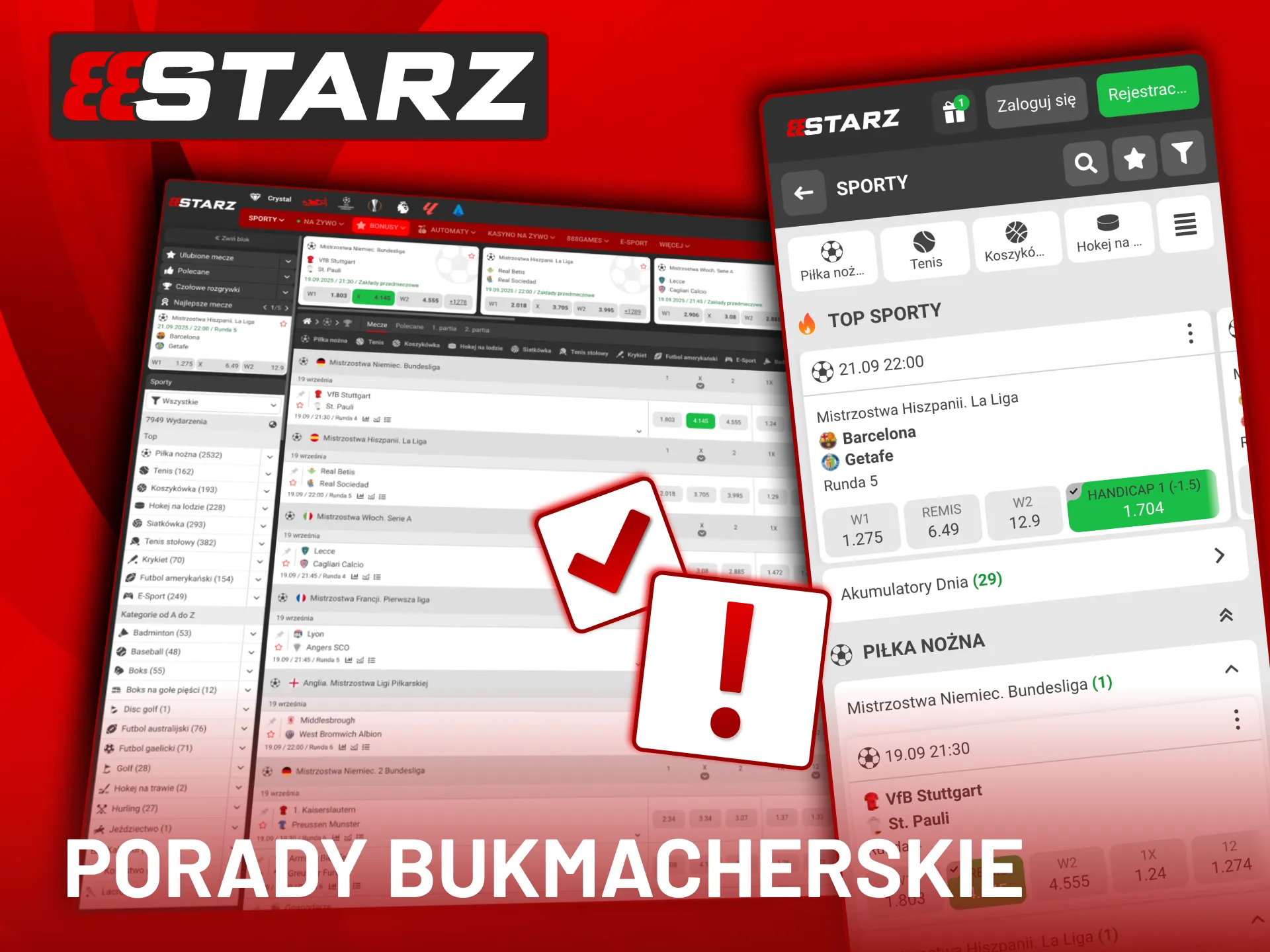 Typuj tylko znane sporty i kontroluj emocje z pomocą 888Starz.