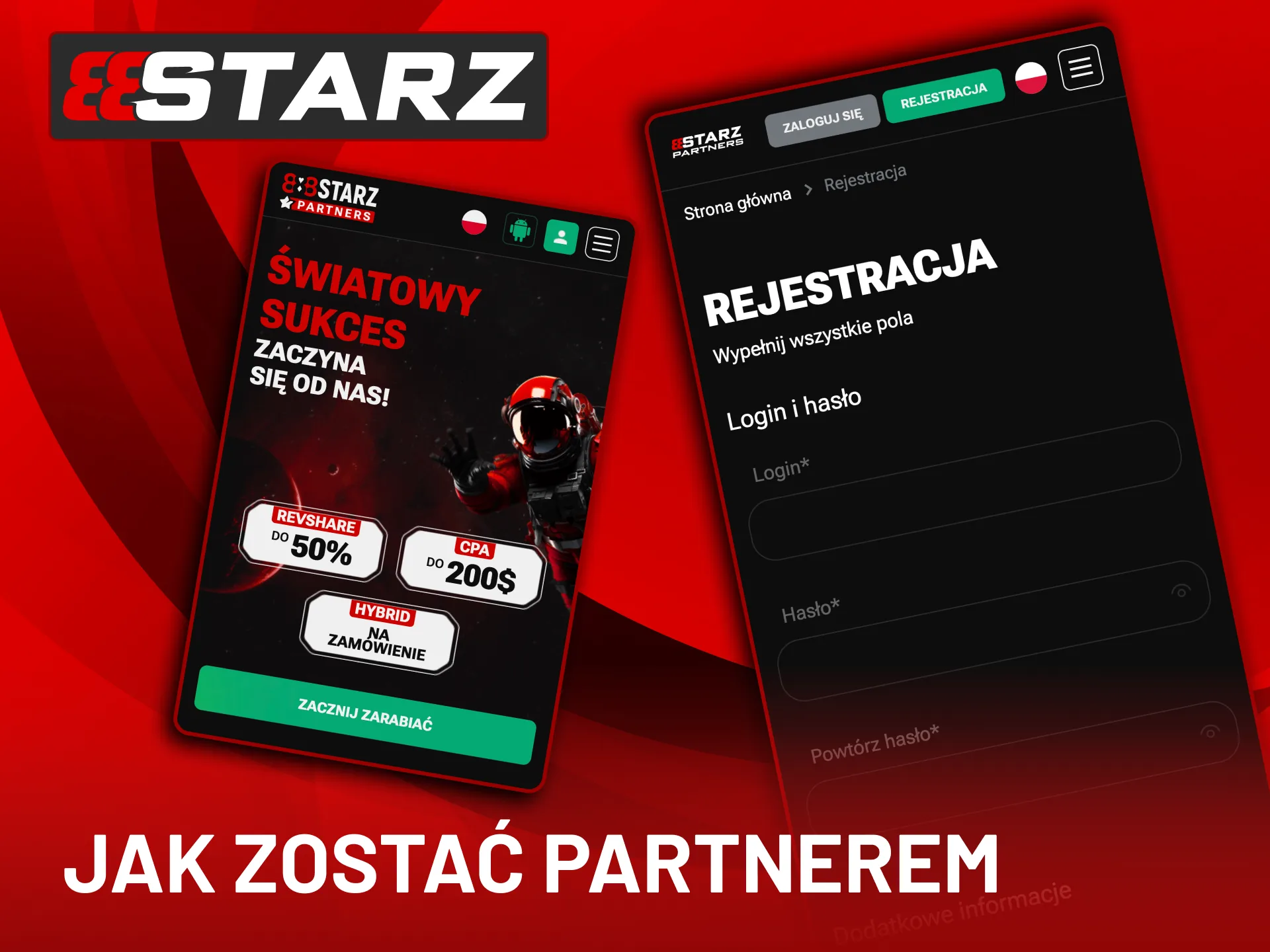 Program partnerski 888Starz oferuje łatwy start i narzędzia do skutecznej promocji.