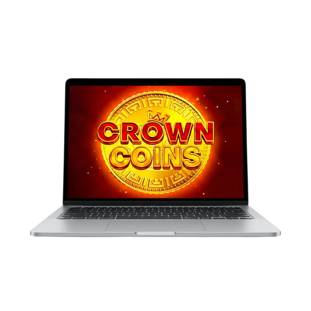 Crown Coins slot game interface on 888starz casino platform with bonus offer for Polish players